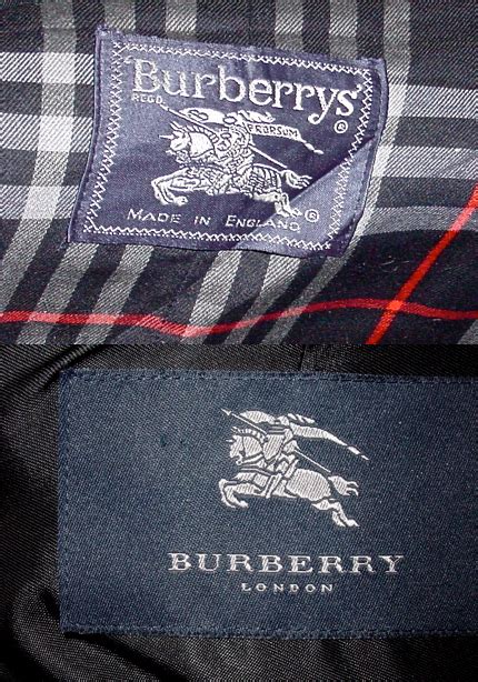 whats a burberry blue label|authentic Burberry labels.